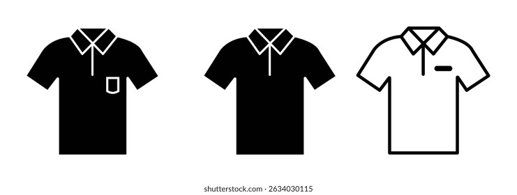 Sport t-shirt icon wear. T-shirt human uniform vector icon, modern concept. Unisex T-shirt fashion flat design. T-shirt fashion flat technical drawing template with short sleeve, crew neck. 