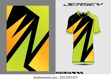 Sport t-shirt texture grunge background for extreme team jersey, racing, cycling, football, motocross, leggings front back view