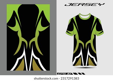 Sport t-shirt texture grunge background for extreme team jersey, racing, cycling, football, motocross, leggings front back view
