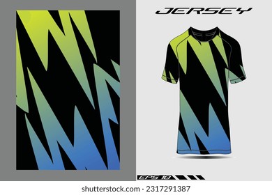 Sport t-shirt texture grunge background for extreme team jersey, racing, cycling, football, motocross, leggings front back view