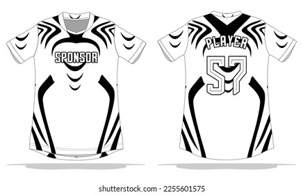 sport uniform abstract pattern background design