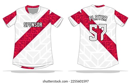 sport uniform abstract pattern background design