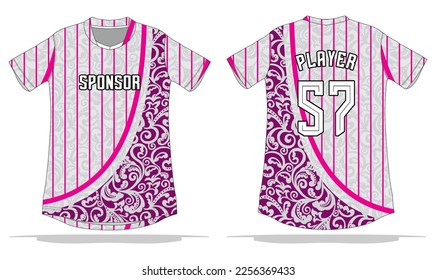 sport uniform abstract pattern background design