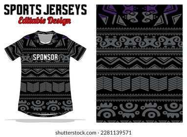 sport uniform abstract pattern background design