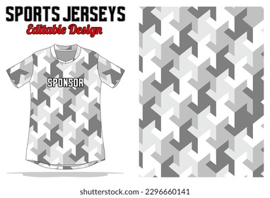 sport uniform abstract pattern background design