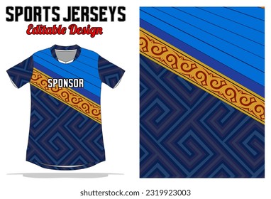Diseño de fondo de patrón abstracto uniforme deportivo