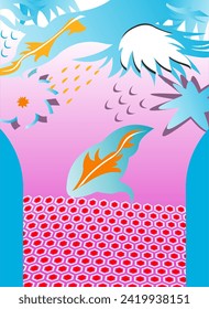 diseño de fondo de patrón abstracto uniforme deportivo