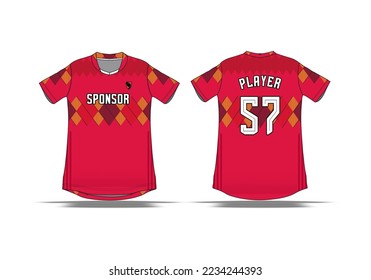sport uniform pattern background design