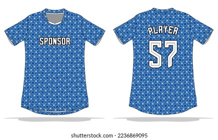 sport uniform pattern background design