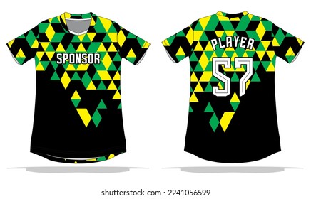 diseño de fondo de patrón uniforme deportivo