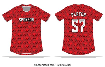 sport uniform pattern background design