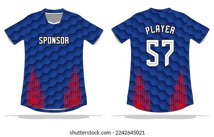 diseño de fondo de patrón uniforme deportivo