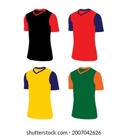 sport uniform tshirt mockup template vector design