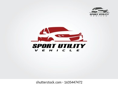 Sport Utility Vector Logo Template. A modern and sporty logo.