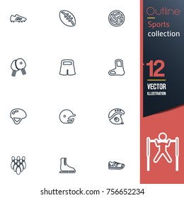 Sport vector collection icon set