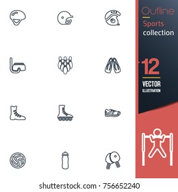 Sport vector collection icon set