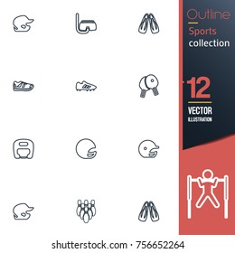 Sport vector collection icon set