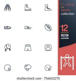 Sport vector collection icon set