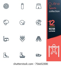 Sport vector collection icon set
