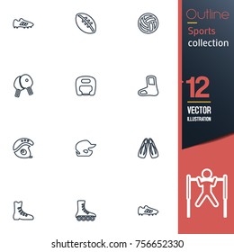 Sport vector collection icon set