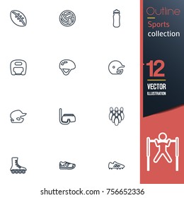 Sport vector collection icon set