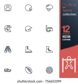 Sport vector collection icon set
