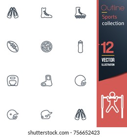 Sport vector collection icon set
