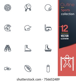 Sport vector collection icon set