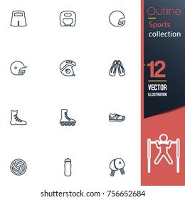 Sport vector collection icon set