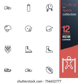 Sport vector collection icon set