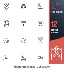 Sport vector collection icon set