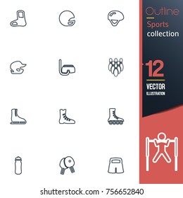 Sport vector collection icon set