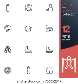 Sport vector collection icon set