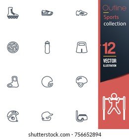 Sport vector collection icon set