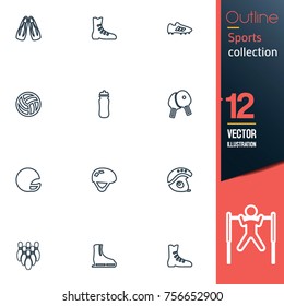 Sport vector collection icon set