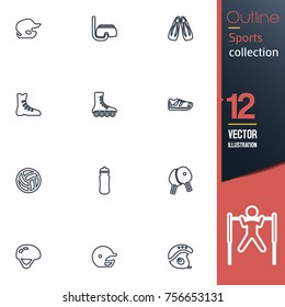 Sport vector collection icon set