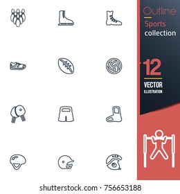 Sport vector collection icon set