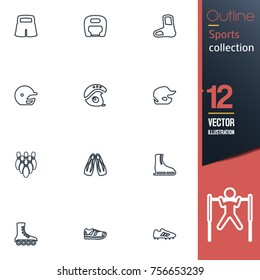 Sport vector collection icon set