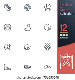 Sport vector collection icon set