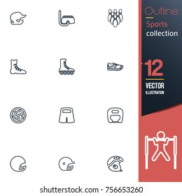 Sport vector collection icon set