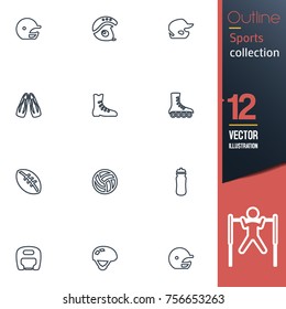 Sport vector collection icon set