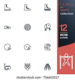 Sport vector collection icon set