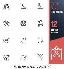 Sport vector collection icon set