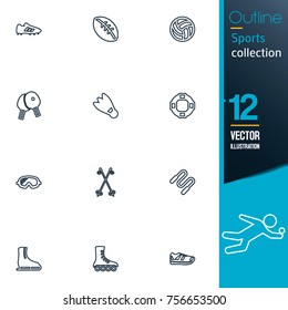 Sport vector collection icon set