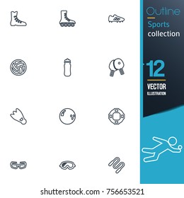 Sport vector collection icon set