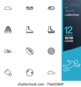 Sport vector collection icon set