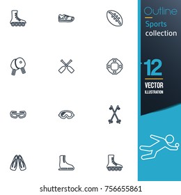 Sport vector collection icon set