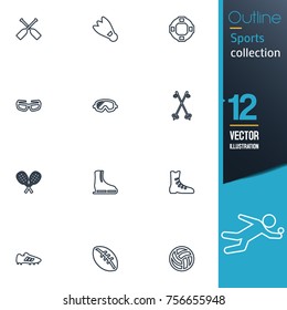 Sport vector collection icon set