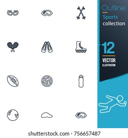Sport vector collection icon set