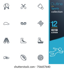 Sport vector collection icon set